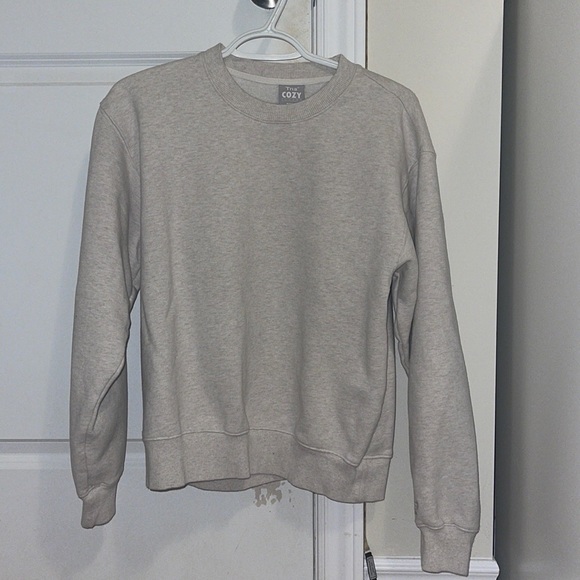 Heather oatmeal aritzia crewneck - Picture 1 of 2
